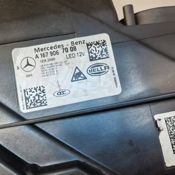 2023 Mercedes-Benz GLE 167 high-end headlight